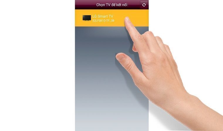 cách điều khiển smart tivi lg bằng điện thoại thông qua ứng dụng lg tv remote
