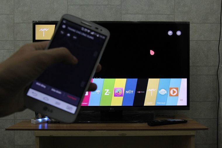 cách dùng điện thoại, máy tính bảng điều khiển smart tivi lg webos bằng ứng dụng lg tv plus