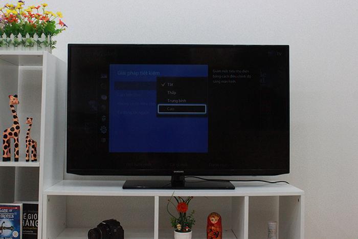 cài đặt chế độ tiết kiệm điện cho tivi samsung
