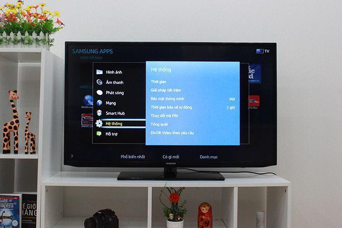 cài đặt chế độ tiết kiệm điện cho tivi samsung