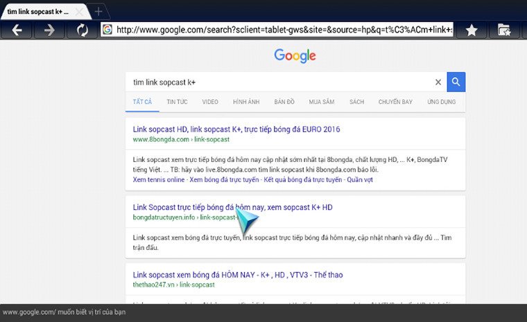 cách xem bóng đá trực tuyến bằng sopcast trên android tivi