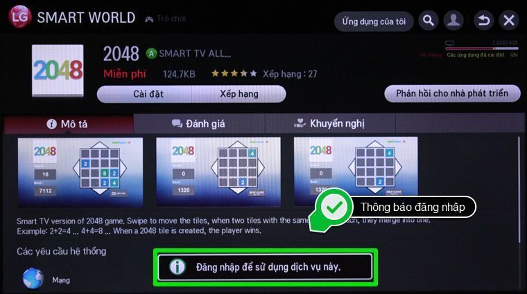 cách tải ứng dụng trên smart tivi lg chạy hệ điều hành netcast