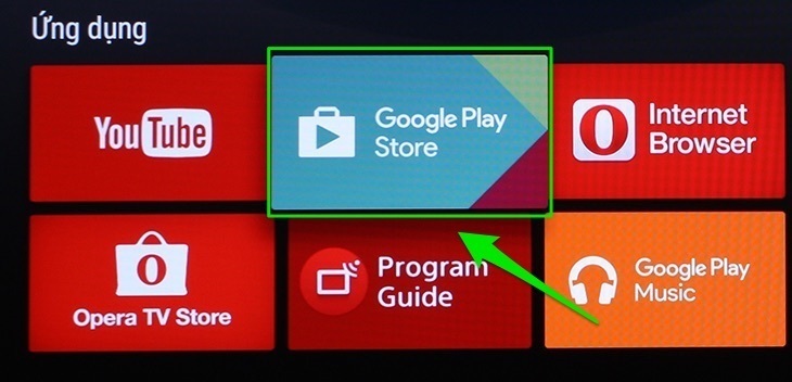 cách tải ứng dụng trên android tivi sony 2016