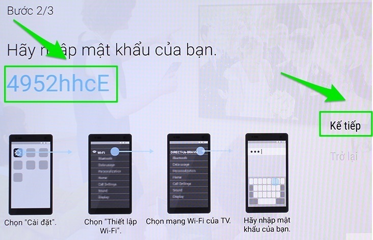 cách chuyển hình từ điện thoại lên android tivi sony 2016 qua photo share