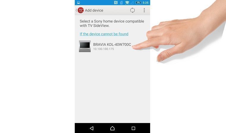 cách sử dụng điện thoại để điều khiển smart tivi sony thông qua ứng dụng tv sideview