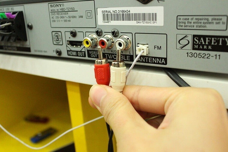 cách kết nối dàn âm thanh 5.1 với tivi