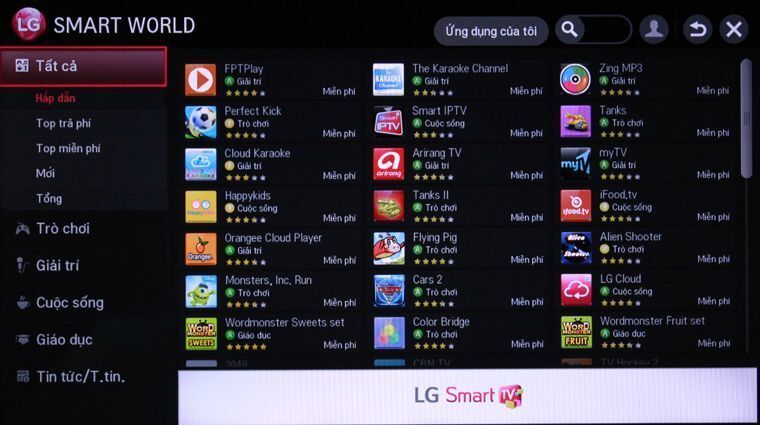 cách tải ứng dụng trên smart tivi lg chạy hệ điều hành netcast