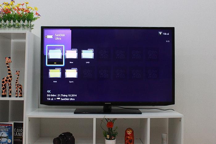 cách xem phim, xem ảnh, nghe nhạc trên tivi qua cổng usb