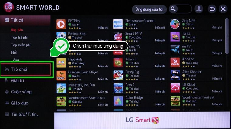 cách tải ứng dụng trên smart tivi lg chạy hệ điều hành netcast