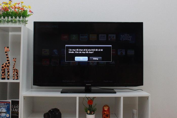 cách cài đặt và gỡ bỏ ứng dụng trên tivi smart samsung