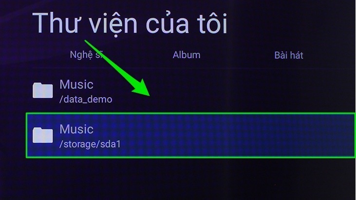 cách nghe nhạc, xem ảnh, xem phim bằng usb trên android tivi sony 2016