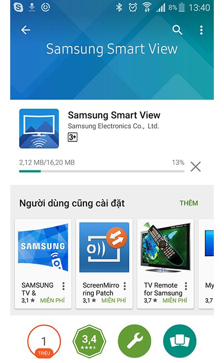 cách điều khiển smart tivi samsung 2016 bằng điện thoại