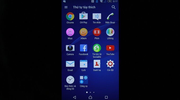 cách phản chiếu hình ảnh từ điện thoại lên smart tivi sony