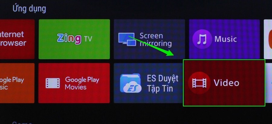 cách nghe nhạc, xem ảnh, xem phim bằng usb trên android tivi sony 2016