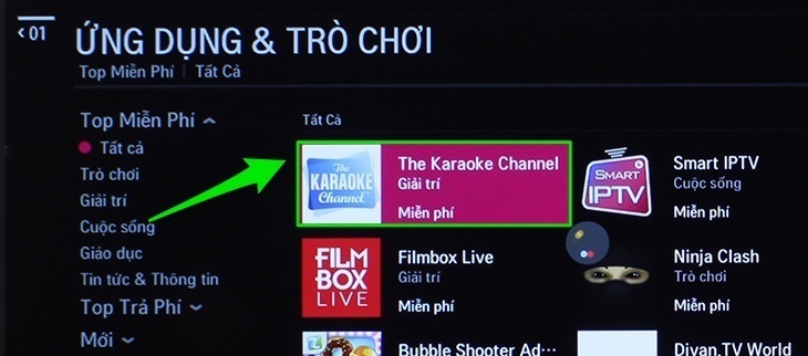 cách tải ứng dụng trên smart tivi lg 2016