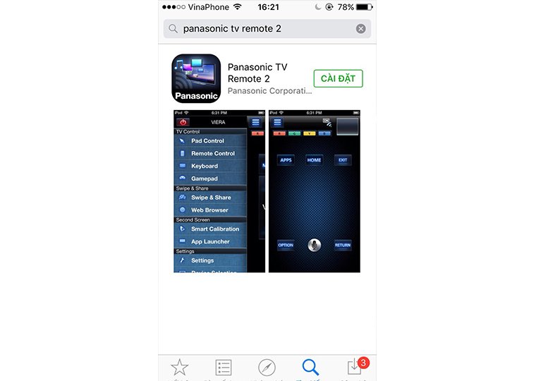 cách chuyển hình từ iphone lên tivi panasonic