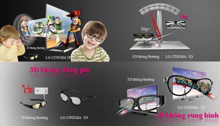 giải trí tuyệt đỉnh với công nghệ 3d 4k trên tivi lg 2015