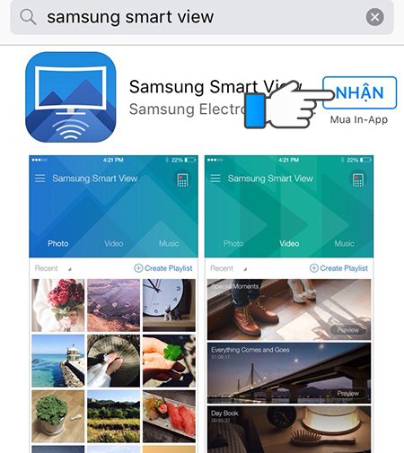 cách dùng iphone điều khiển tivi samsung