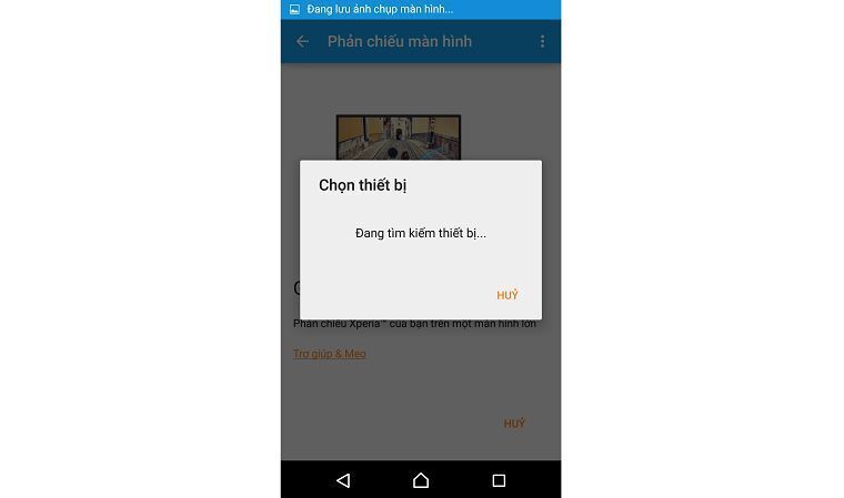 cách phản chiếu hình ảnh từ điện thoại lên smart tivi sony