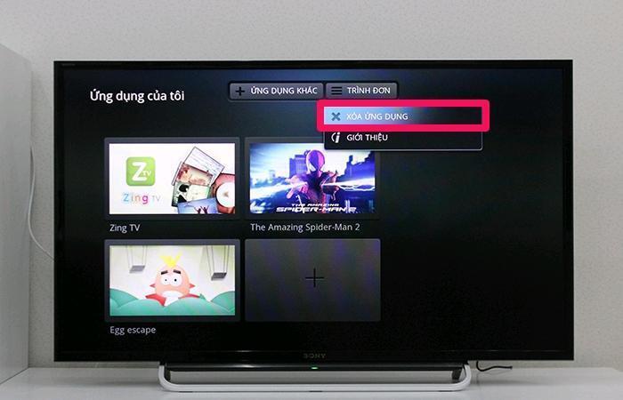 cách sử dụng kho ứng dụng opera tivi sony