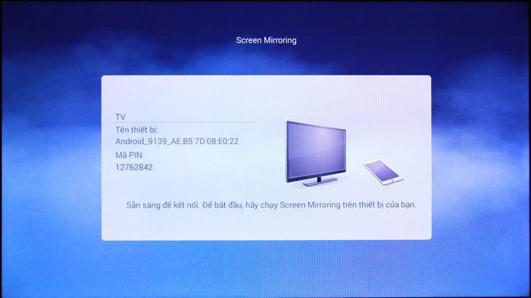 cách phản chiếu hình ảnh từ điện thoại lên smart tivi toshiba