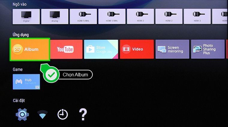 cách xem dữ liệu trong usb trên android tivi sony 2015