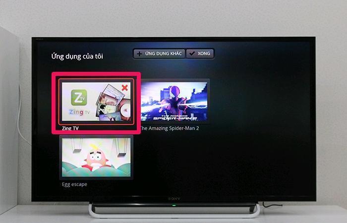 cách sử dụng kho ứng dụng opera tivi sony