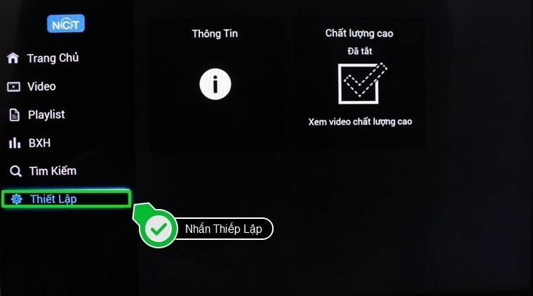 cách sử dụng ứng dụng nhạc của tui trên android tivi sony 2015