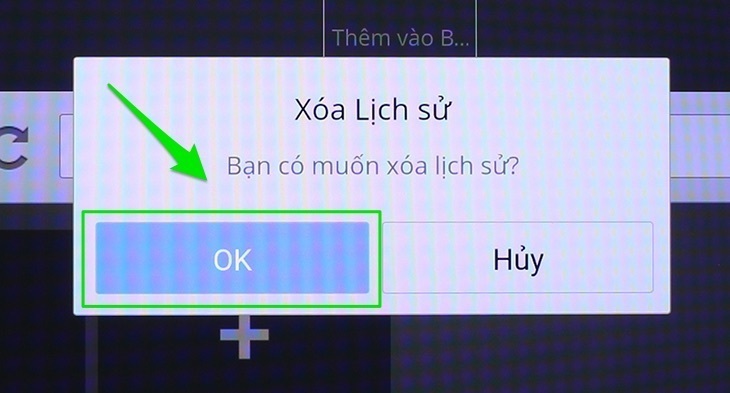 cách xoá lịch sử duyệt web trên android tivi sony 2016