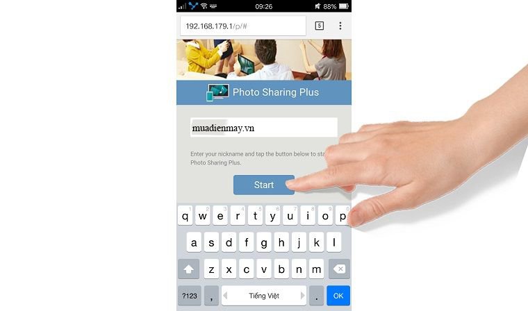 cách sử dụng tính năng photo share trên internet tivi sony