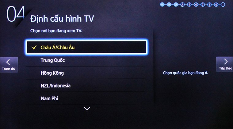 cách khôi phục cài đặt gốc smart tivi samsung bằng phím cơ