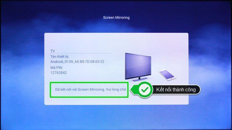 cách phản chiếu hình ảnh từ điện thoại lên smart tivi toshiba