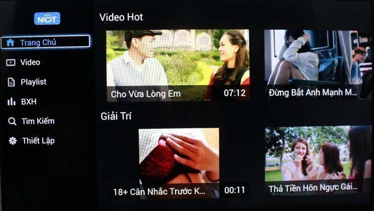 top 5 ứng dụng nghe nhạc trên android tivi sony 2015