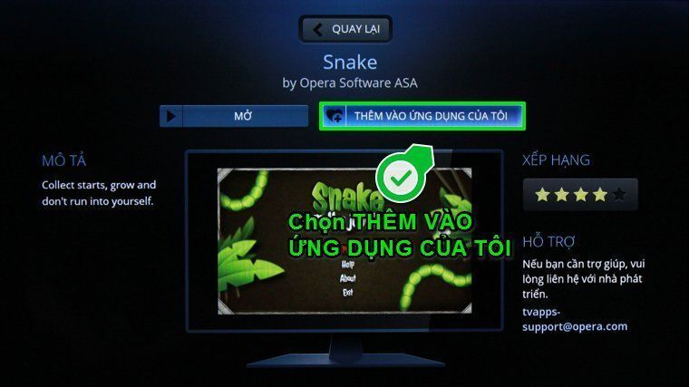 cách thêm ứng dụng trên internet tivi sony 2015