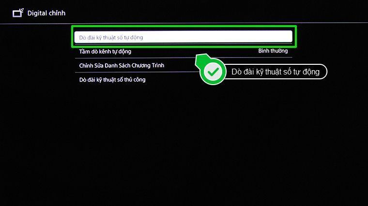 cách dò kênh trên android tivi sony 2015