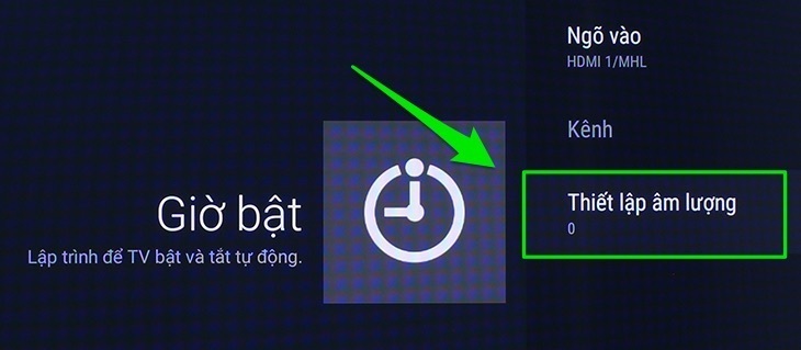 cách hẹn giờ bật, tắt tivi cho android tivi sony 2016