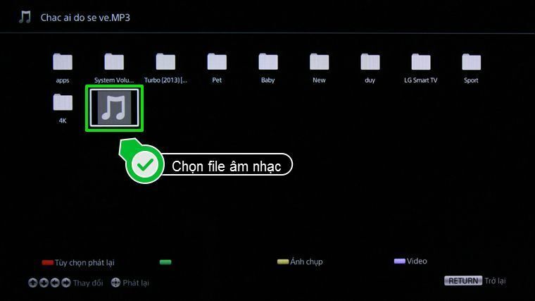 cách xem dữ liệu trong usb bằng internet tivi sony 2015