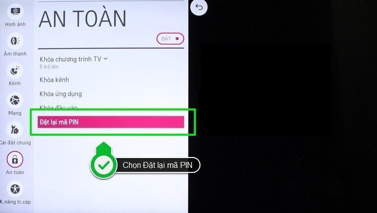 cách sử dụng chế độ khóa trẻ em trên smart tivi lg hệ điều hành webos