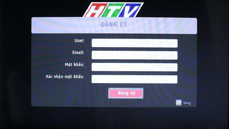 cách đăng ký tài khoản htv online trên smart tivi