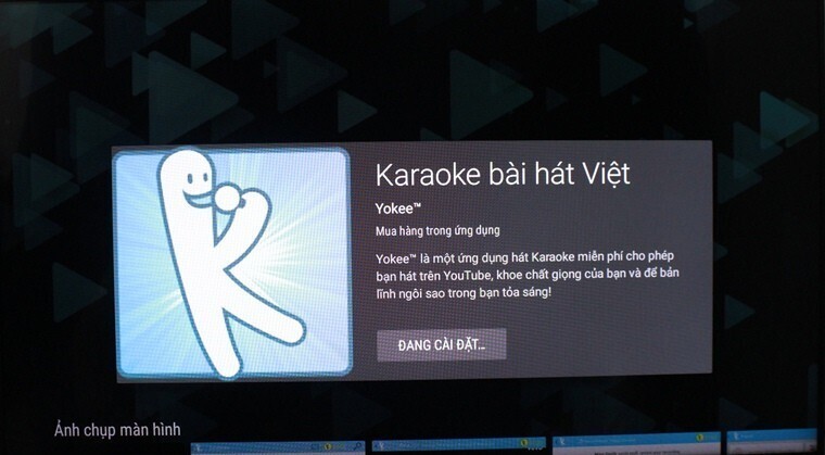 cách sử dụng ứng dụng hát karaoke trên android tivi sony