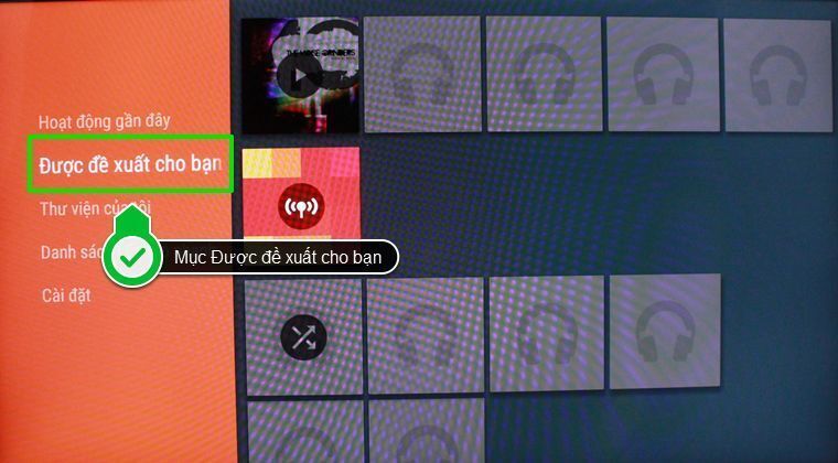 cách sử dụng ứng dụng google play music trên android tivi sony 2015