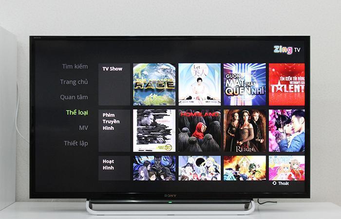 cách sử dụng kho ứng dụng opera tivi sony