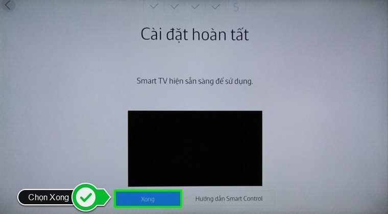 các bước thiết lập smart tivi samsung 2015 lần đầu tiên sử dụng