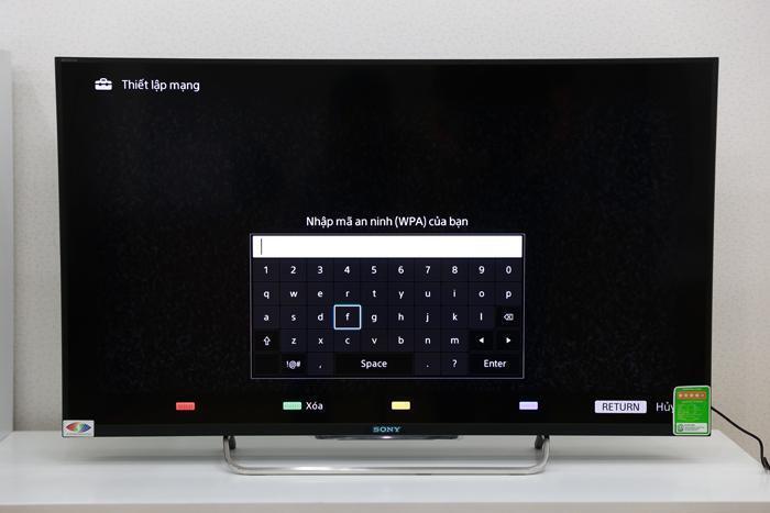 cách kết nối mạng trên smart tivi sony