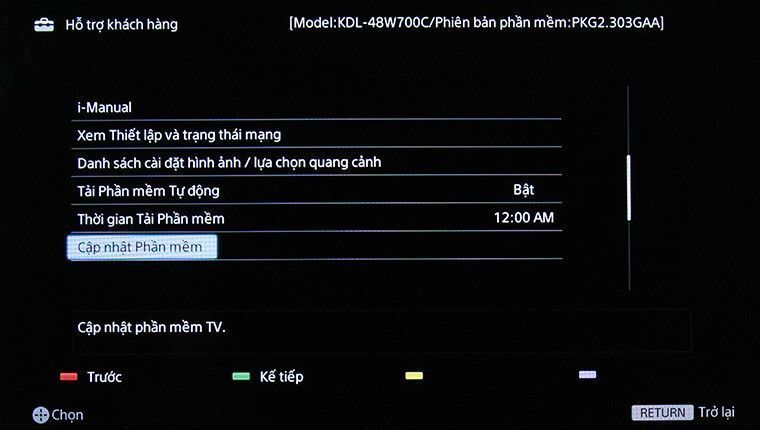 khắc phục tivi bị mất màu