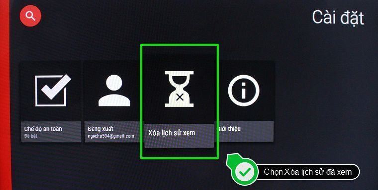 cách sử dụng ứng dụng youtube trên android tivi sony 2015