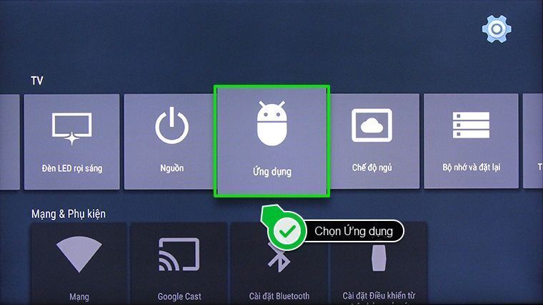 cách xóa ứng dụng trên android tivi sony 2015