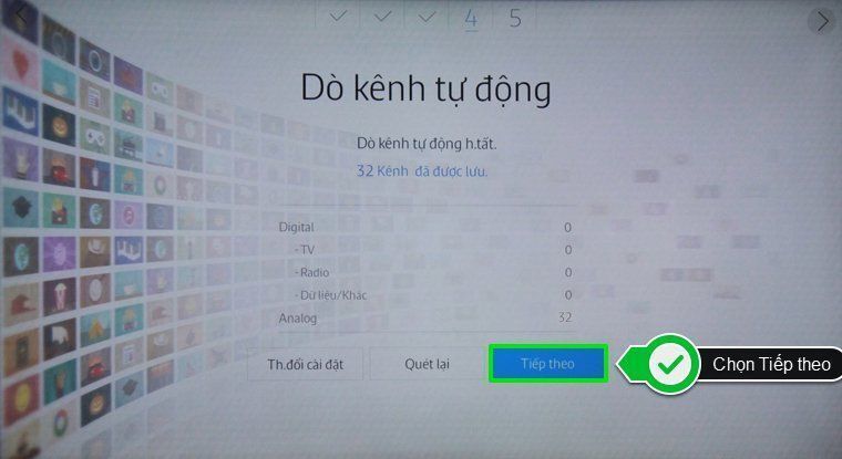 các bước thiết lập smart tivi samsung 2015 lần đầu tiên sử dụng