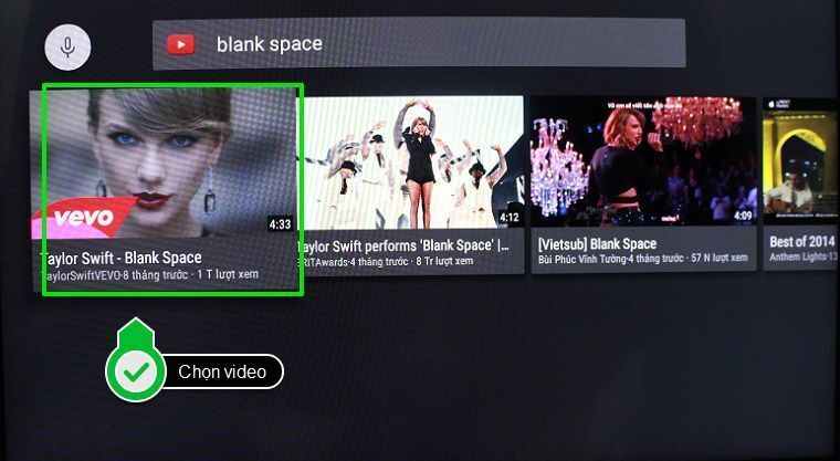 cách sử dụng ứng dụng youtube trên android tivi sony 2015