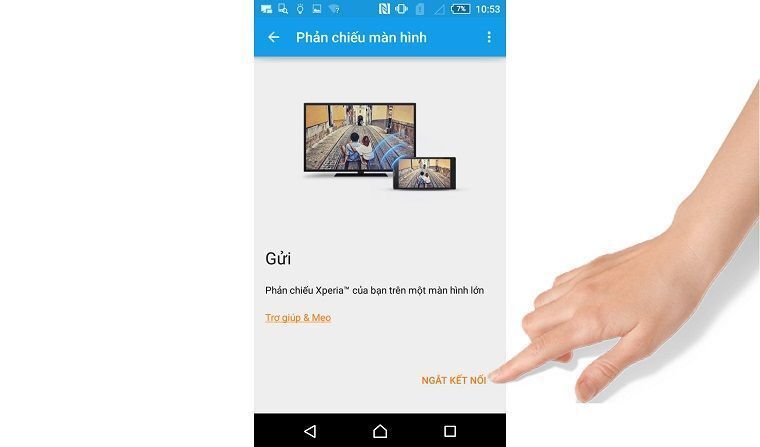 cách phản chiếu hình ảnh từ điện thoại lên smart tivi toshiba